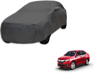 SMARTBUY Car Cover For Honda Amaze (With Mirror Pockets)(Grey)