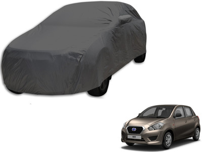 Flipkart SmartBuy Car Cover For Datsun Go (With Mirror Pockets)(Grey)