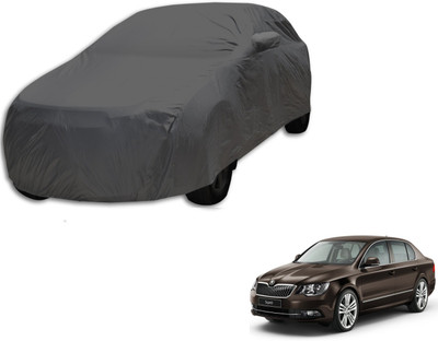 Flipkart SmartBuy Car Cover For Skoda Superb (With Mirror Pockets)(Grey)