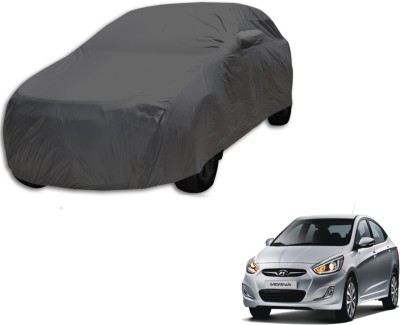 Flipkart SmartBuy Car Cover For Hyundai Fluidic Verna (With Mirror Pockets)(Grey)