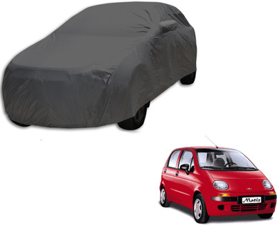 Flipkart SmartBuy Car Cover For Daewoo Matiz (With Mirror Pockets)(Grey)