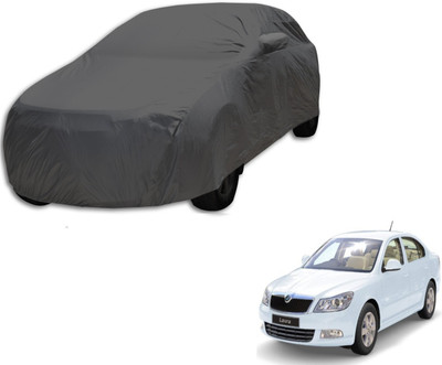 Flipkart SmartBuy Car Cover For Skoda Laura (With Mirror Pockets)(Grey)