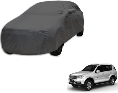 Flipkart SmartBuy Car Cover For SsangYong Rexton (With Mirror Pockets)(Grey)