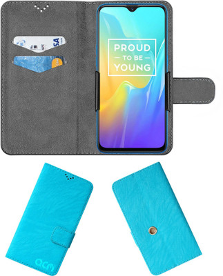 ACM Flip Cover for Oppo U1 Mobile New Latest(Blue, Cases with Holder, Pack of: 1)