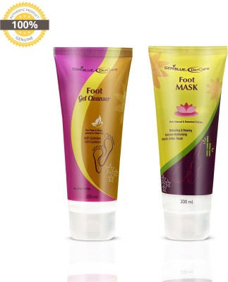 GEMBLUE BIOCARE FOOT GEL CLEANSER, 200ML+ FOOT MASK, 200ML(2 Items in the set)