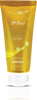 GEMBLUE BIOCARE 24 carat Gold  150ml Face Wash(150 ml)