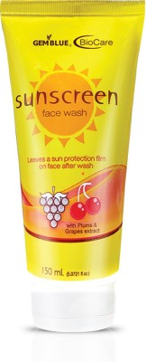 GEMBLUE BIOCARE Sunscreen Face wash 150ml Face Wash(150 ml)