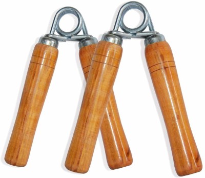 Planet of Toys Wooden Hand Grip Strengthener Hand Grip/Fitness Grip(Brown)