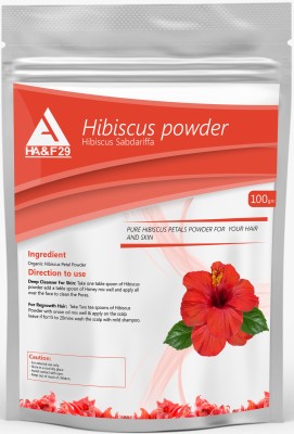 HA&F 29 ENTERPRISES HA&F 29 ORGANIC HIBISCUS POWDER FOR HAIR GROWTH(100 g)