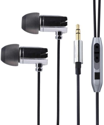 Meyaar M50 Wired Metal Earbuds,Pure HD Sound,Super Heavy BASS Earphones Wired(Metal Gray, Gray Upgraded, In the Ear)