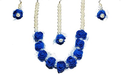 Craftcart Dori Blue, White Jewellery Set(Pack of 1)