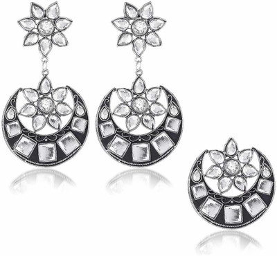 Divastri Brass Silver Silver Jewellery Set(Pack of 1)