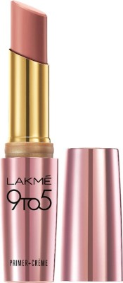 Lakme 9To5 Primer + Crme Lip Color, Nude Dust CP10  (Nude Dust CP10, 3.6 g)