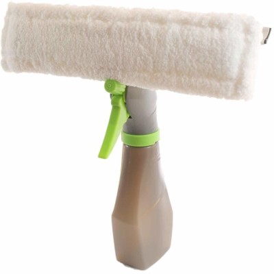 PRL TRADERS 3 in 1 Easy Glass Spray Type Cleaning Brush Wiper Clean Shave Car Window Cleaner Brush Wet & Dry Mop(Beige)