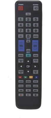 HopShop LCD LED URC 70 Samsung Remote Controller(Black)
