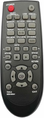 LipiWorld AK59-0084V DVD Player Compatible for  DVD Samsung Remote Controller(Black)