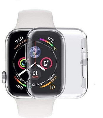Play Run Edge To Edge Tempered Glass for Designed for the 44mm series 5 / Series 4, this high-quality TPU case with built in screen protector covers watch screen and curved edges, 360-degree full protection for your iwatch.(Pack of 1)