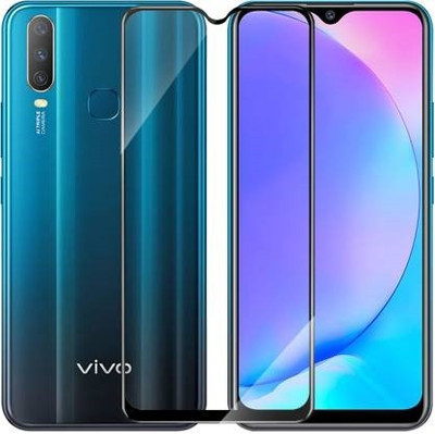 DSCASE Edge To Edge Tempered Glass for Vivo Y17(Pack of 1)