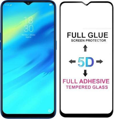 DSCASE Edge To Edge Tempered Glass for Realme 3 PRO(Pack of 1)