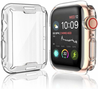 Play Run Edge To Edge Tempered Glass for Designed for the 42mm series 5 / Series 4, this high-quality TPU case with built in screen protector covers watch screen and curved edges, 360-degree(Pack of 1)