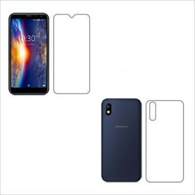 FashionCraft Front and Back Screen Guard for Karbonn K9 Smart Plus(Pack of 2)