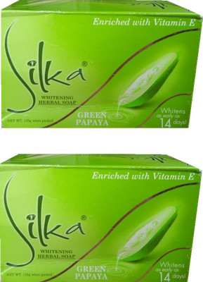 SILKA Herbal Soap For Pore Minimising(2 x 67.5 g)