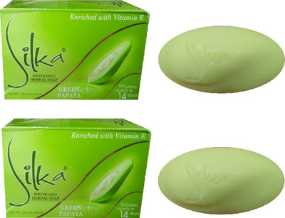SILKA Herbal Soap For Fairness And Freshness(2 x 67.5 g)