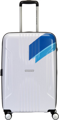 American Tourister TRACKLITE SPINNER 55CM STRIPES Expandable Cabin Luggage – 21 inch
