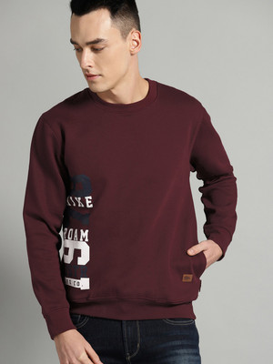 Roadster Full Sleeve Printed Men Sweatshirt