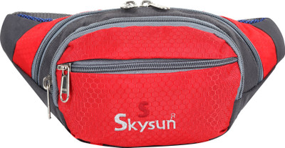 Skysun Polyester Multi-Purpose Waist Pouch(S-1603-R) Waist Pouch(Red)