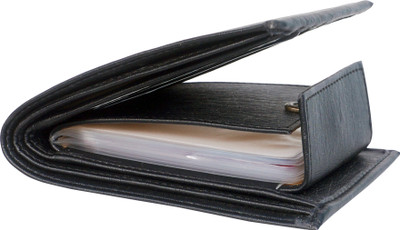 MACBERRY Men Black Artificial Leather Wallet(10 Card Slots)