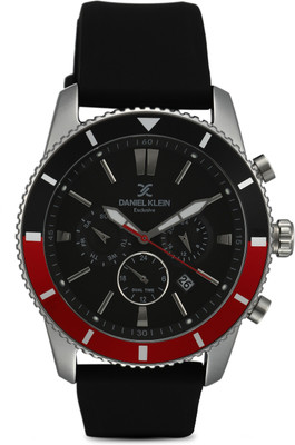 Daniel Klein Men Black Analogue Watch DK12233-2