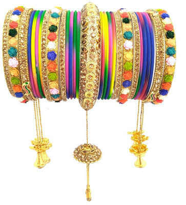 Anjali Bengals Alloy Bangle Set(Pack of 40)