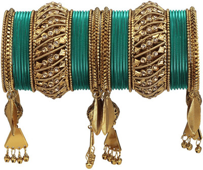 Chinar jewels Alloy, Metal Bangle Set(Pack of 42)