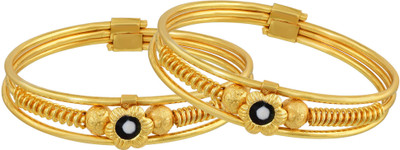 morir Brass Gold-plated Bangle Set(Pack of 2)