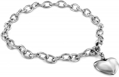 Moneekar Jewels Stainless Steel Charm Bracelet