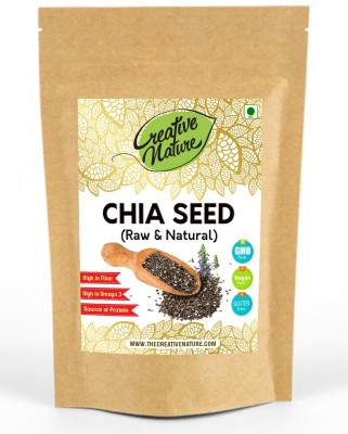 Creative Nature Chia Seeds - Omega 3 | Anti Oxidant - Gluten Free | Salvia Hispanica (1 Kg Pack) Seed(1000 per packet)