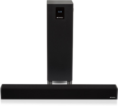 Sansui SASB80 80 W Bluetooth Soundbar  (Black, 2.1 Channel)