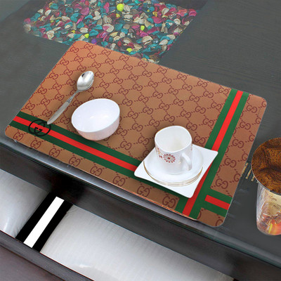 CASA FURNISHING Rectangular Pack of 6 Table Placemat(Multicolor, PVC)