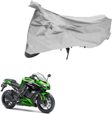 ANLOPE Waterproof Two Wheeler Cover for Kawasaki(Ninja 300, Grey)
