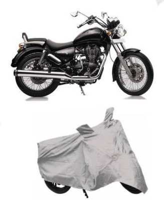 ANLOPE Waterproof Two Wheeler Cover for Royal Enfield(Thunderbird 500, White)