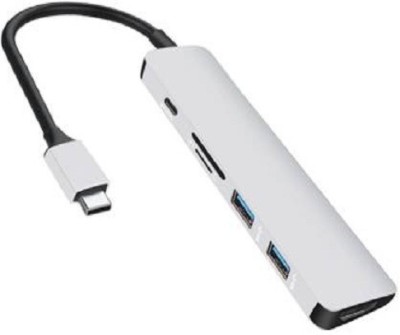 Tobo USB Type-C Hub with 4K HDMI, USB 3.0 Hubs, YS-HUB68C USB Hub(Grey)
