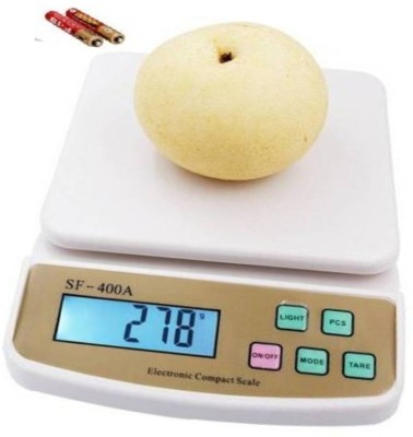 Majron Digital Kitchen Scale SF400A-RS013a Weighing Scale(White)