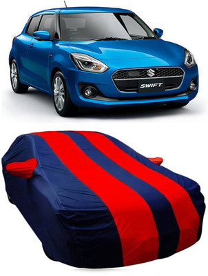 Akshita Enterprises Car Cover For Maruti Suzuki Swift (With Mirror Pockets)(Multicolor)