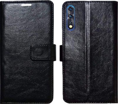 MAXSHAD Flip Cover for vivo z1x, vivo z1 x(Black)