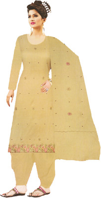 Vrinde Wool Embroidered Kurta & Patiyala Material