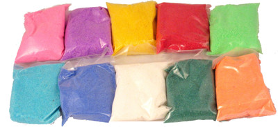 SUNINOW Pack of 10 Rangoli Powder(Multicolor)