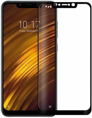 CraveMart Edge To Edge Tempered Glass for POCO F1(Pack of 1)