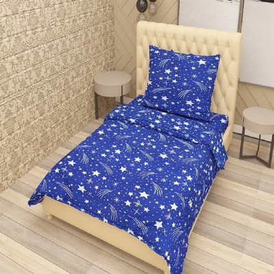 Supreme Home Collective 104 TC Microfiber Single Printed Flat Bedsheet(Pack of 1, Multicolor)