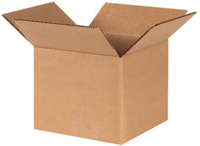 MM WILL CARE Corrugated Craft Paper Packaging Box(Pack of 50 Brown)